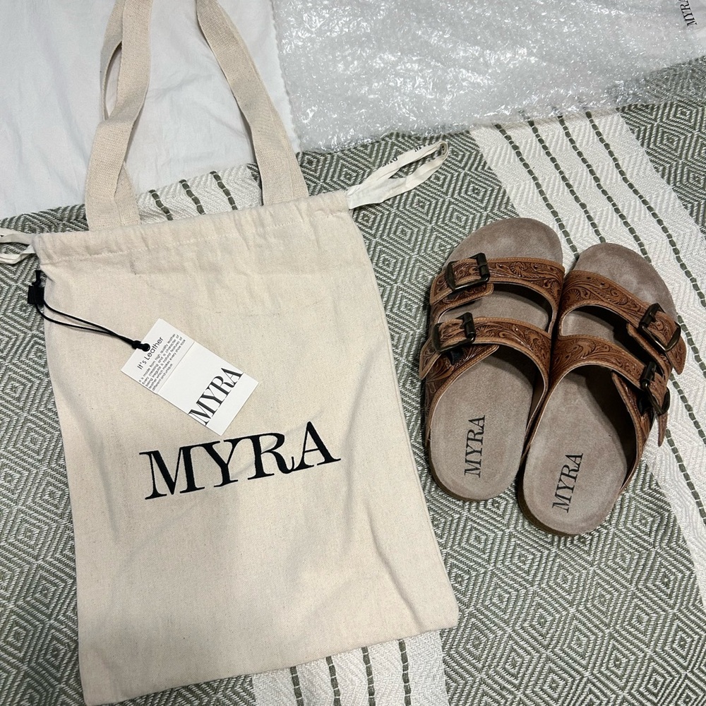 Myra Bag Brown Sandals